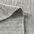 Flicken-Teppich 100% Baumwolle | Waschbarer Fleckerl mit Fransen | Grau